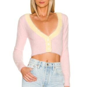For Love and Lemons Sheila cropped cardigan size medium